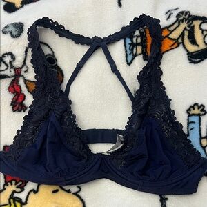 Aerie Midnight Blue Lace Bralette